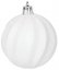 MagicHome karácsonyi labdák, szett, 15 db, 3,5-6-8 cm, fehér-ezüst, karácsonyfára
