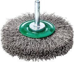 Lessmann 414.342 kefe, 40 mm, 0,2 mm, szárral, hullámos, rozsdamentes acél