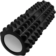 Yoga roller - masažni valjak (crni) 23570 (akce)
