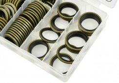 Set 150-delnih kovinsko-gumijastih podložk GEKO