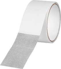Bandă Strend Pro, 50 mm, L-2 m, gri, autoadezivă, reparații, pentru plase de țânțari, pentru plase de insecte (acțiune)