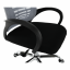 Krzesło biurowe, szary/czarny, ELMAS