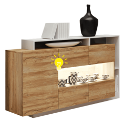 Oświetlenie LED, przyciemniane na biało, ALICANTE