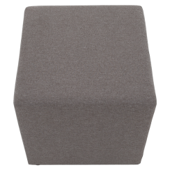 Taburet, látka Twist, sivobéžová Taupe, REGOR