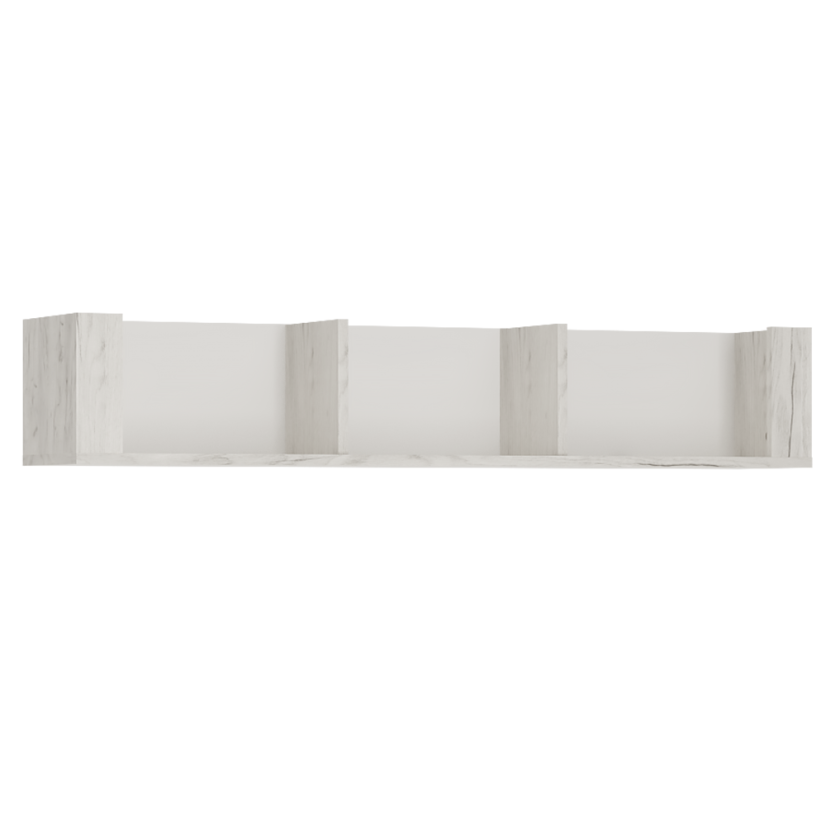 Polica tip 61, bijela craft, ANĐEO