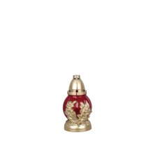Kahanec Frunză ornamentală, sticlă decorativă, 18 h, 20 cm, pentru mormânt