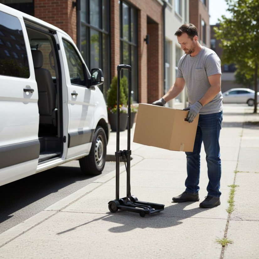 Skladací ručný vozík Transportný vozík 30 kg ModernHome (akce)