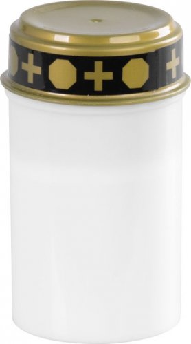 Svijeća MagicHome TG-10, sa LED svijećom, za grob, bijela, 12 cm, dio pakiranja 2xAA