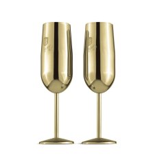 Sada sklenic 2 ks 260 ml na šampaňské Gold Sada sklenic 2 ks 260 ml na šampaňské Gold