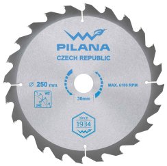 List pile s SK listovima 250x2,4x30 zuba 24 WZ, PILANA