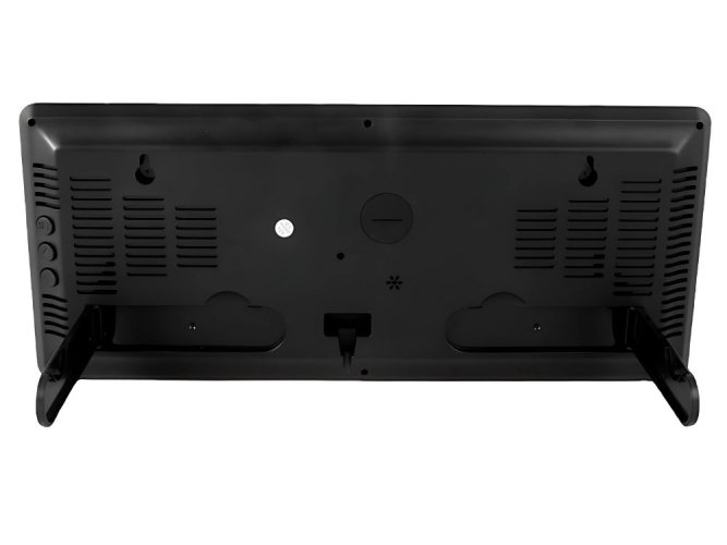 Elektronický budík digitálny led stojaci prívesok teplota vlhkosť