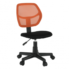 Krzesło obrotowe, pomarańczowy/czarny, MESH