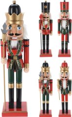 Spărgător de nuci/soldat figură 15 cm mix lemn