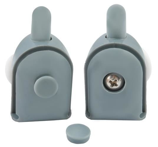 PIERŚCIENIE DO KABINY PRYSZNICOWEJ - zestaw 8 sztuk