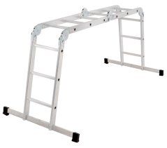 Ljestve s platformom Strend Pro DP-U 4x3, Alu, EN 131, max. 3,46 m/150 kg