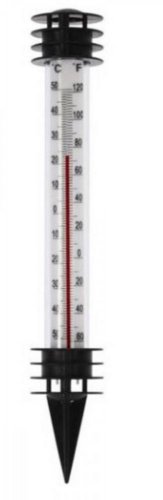 Thermometer für den Außenbereich, weiß, 23 cm