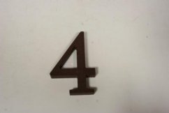 Hausnummer STYRO 14 cm Nr. 4