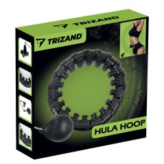 Hula Hoop s masažerom + utezi Trizand 25208