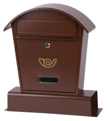 Briefkasten LAMBERT A, Post, braun