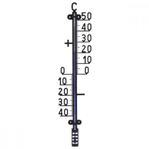 Außenthermometer UH 25 cm, schwarz