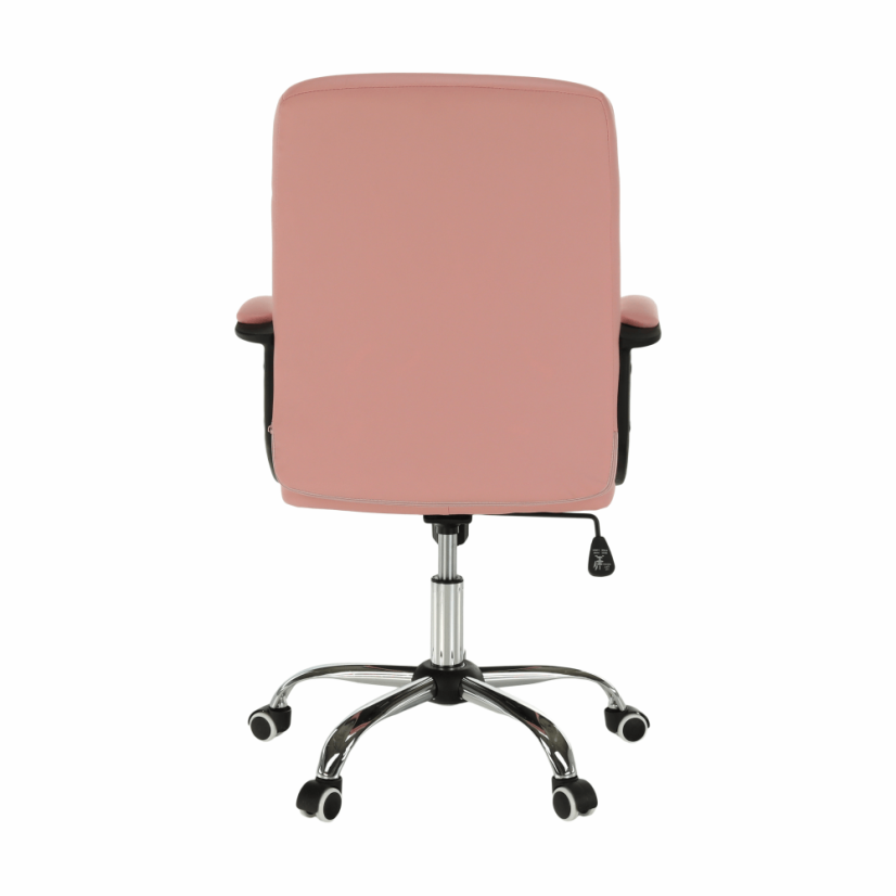 Bürostuhl, rosa Öko-Leder, RULIS (akce)