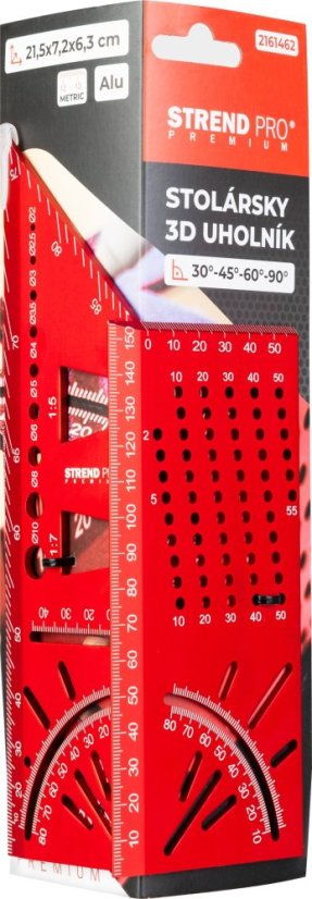 Winkel Strend Pro Premium, Zimmerei, ALU-Gehrung, 150 mm, 30°-45°-60°-90°