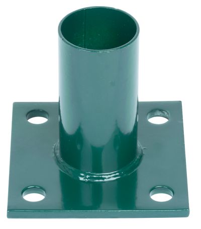 Pätka Strend Pro METALTEC, 48 mm, pre okrúhly stĺpik, zelená, na ukotvenie, RAL6005