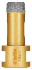 Gyémánt koronafúró, M14-es menet sarokcsiszolóhoz, 18 mm átmérő, GEKO