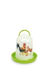 Geflügeltränke UH 3L HAPPY Dekor, grün GAUN