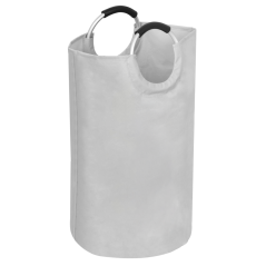 Szövet szennyestartó kosár, szürke, DARILO