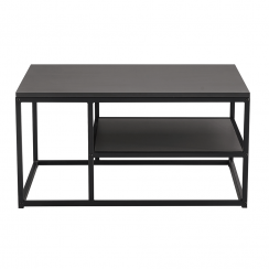 Konferenční stolek, grafitová/černá, BARMIO
