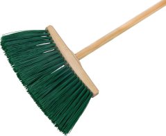 Miotła Geco U240, Sosna, 120 cm z rączką, 35 cm