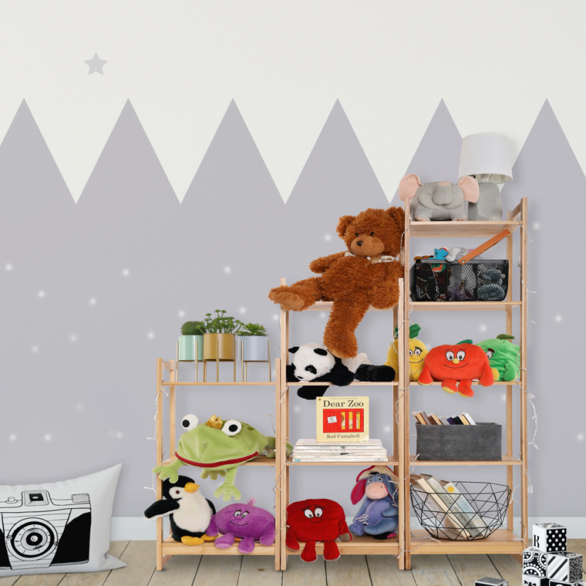 Regal mit 3 Ablagen, Naturbambus, IMPEROR TYP 1