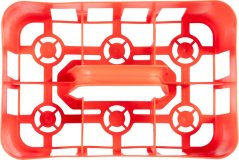 Korb ICS M32206, Flaschenkorb, tragbare Kiste mit Griff für 6 Flaschen