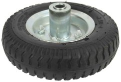 Rad mit Lagern, Durchmesser 210 mm, Felge 124 mm, Breite 57 mm, Innenloch 16 mm (akce)