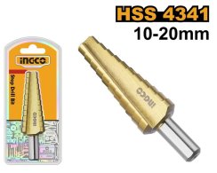 Vrták stupňovitý na kov s titanovým povrchom 10-20mm INGCO