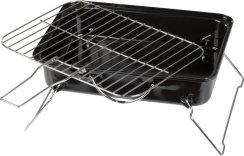 Gril Strend Pro Paolo, BBQ, na drevené uhlie, 37x27x17 cm