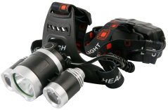 Naglavna svetilka Strend Pro Headlight H931, T6+2 XPE 300 lm, 1200 mAh, USB polnjenje