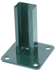 Foot Strend Pro EUROSTANDARD, 60x40 mm, zielony, RAL6005, do kotwienia, do słupa (akce)