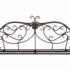 Záhradná lavička, hnedá, ETELIA