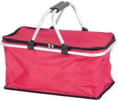 Košík Jela, nákupní, červený, Max. 5 kg, 47x28x25 cm