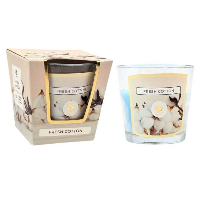 Duftkerze 120g im Glas Frische Baumwolle