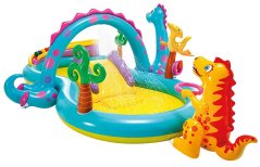 Bazen Intex® 57135, igralni center Dinoland, otroški, napihljiv, 3,02x2,29x1,12 m (akce)