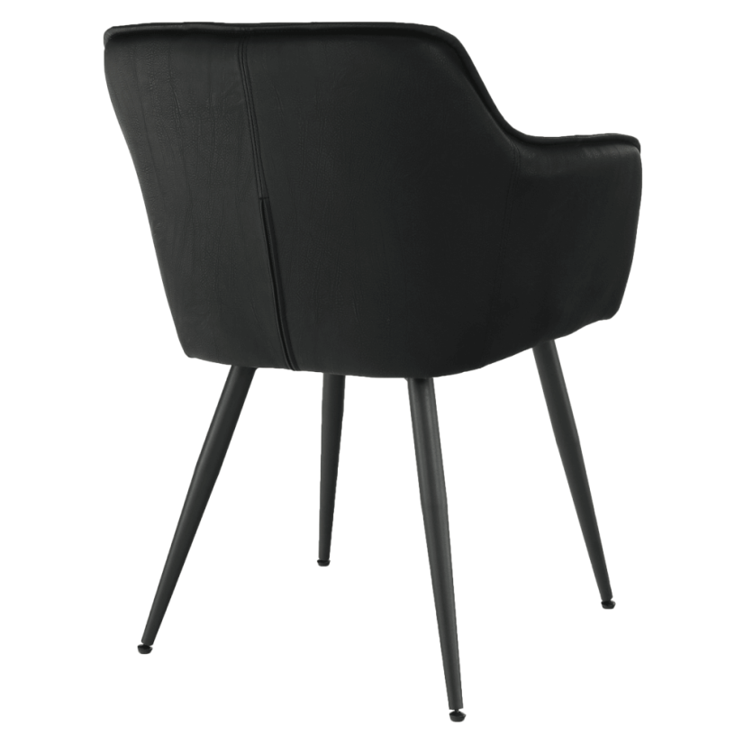 Design-Sessel, schwarz, TOPAZ