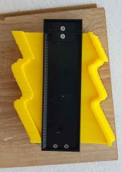 Szablon do kopiowania krzywizn, ABS 125 mm, PRO-TECHNIK
