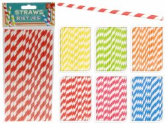 Papierstrohhalme, Set mit 16 Stück
