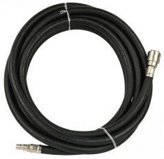Druckschlauch mit Schnellkupplungen Gummi 10/15 mm 15 m, Arbeitsdruck 20 bar, GEKO