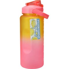Láhev sportovní MAXI 2 l růžová/žlutá