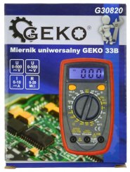 Digitális multiméter GEKO 33 B