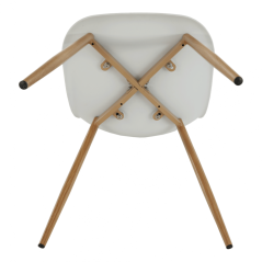 Szék, fehér/natúr, SINTIA